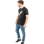 T-shirts Kaporal noirs en coton à manches courtes à manches courtes Taille XXL look fashion pour homme en promo 