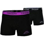 Boxers Kappa violets à logo en coton Taille S look fashion pour homme 