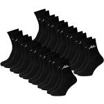 Chaussettes de sport Kappa noires en lot de 12 Pointure 39 classiques pour homme 