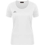 Kappa - T-Shirt Fania pour Femme - Blanc - Taille XL