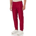 Pantalons droits Kappa rouge foncé en polyester lavable en machine Taille M look fashion pour homme 