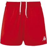 Shorts de sport Kappa rouges en polyester lavable en machine Taille 3 XL look fashion pour homme 