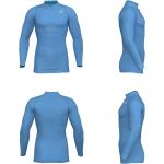 T-shirts de compression Kappa bleus en polyester Taille 4 XL pour homme 