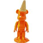 Statuettes orange à motif ours de 15 cm 