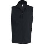 Vestes zippées Kariban noires en polyester imperméables respirantes Taille XL look fashion pour homme 