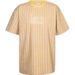 T-shirts Karl Kani jaune sable en jersey à manches courtes à manches courtes à col rond Taille M look streetwear pour homme 