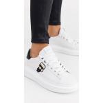 Baskets plateforme Karl Lagerfeld blanches en cuir Pointure 36 look casual pour femme 