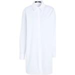 Chemises unies Karl Lagerfeld blanches en coton à paillettes bio éco-responsable à manches longues Taille XS classiques pour femme 
