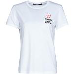 T-shirts Karl Lagerfeld blancs Taille S look fashion pour femme 