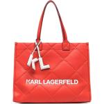 Sacs cabas Karl Lagerfeld rouge coquelicot à logo à motif fleurs pour femme 