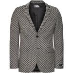 Vestes Karl Lagerfeld grises en viscose Taille XXL classiques pour homme 