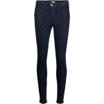 Jeans imprimés Karl Lagerfeld bleu indigo stretch W24 L29 pour femme en promo 