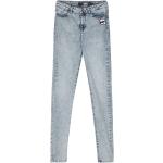Jeans skinny Karl Lagerfeld bleues claires en coton mélangé délavés W24 L29 pour femme 