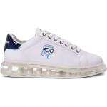 Baskets basses Karl Lagerfeld blanches en cuir synthétique à bouts ronds Pointure 41 look casual pour homme 