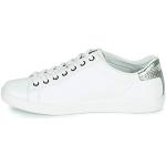 Chaussures Karl Lagerfeld blanches en cuir en cuir Pointure 36 look fashion pour femme en promo 