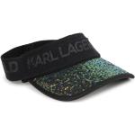 Chapeaux Karl Lagerfeld noirs à logo à sequins 