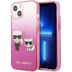Karl Lagerfeld KLHCP13STGKCP iPhone 13 mini 5.4 quot ; étui rigide rose (iPhone 13 mini), Coque pour téléphone portable, Pink