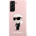 Coques & housses Karl Lagerfeld roses en silicone de portable look fashion 