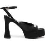 Sandales à talons Karl Lagerfeld noires à bouts ouverts Pointure 41 pour femme en promo 