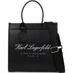 Cabas en cuir Karl Lagerfeld noirs en cuir synthétique pour femme 