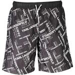 Boardshorts Karl Lagerfeld noirs all Over Taille L look fashion pour homme 