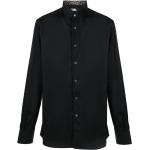 Chemises Karl Lagerfeld noires à manches longues à manches longues classiques pour homme en promo 