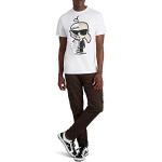 T-shirts Karl Lagerfeld blancs à manches courtes à manches courtes à col rond Taille XL look fashion pour homme 