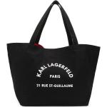 Sacs cabas Karl Lagerfeld noirs à logo pour femme 