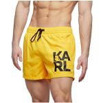 Shorts de bain Karl Lagerfeld jaunes Taille S look fashion pour homme 