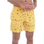 Shorts de bain Karl Lagerfeld jaunes à fleurs Taille L look fashion pour homme 