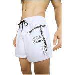 Shorts de bain Karl Lagerfeld blancs Taille S look fashion pour homme 