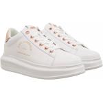 Baskets à lacets Karl Lagerfeld blanches look casual pour femme 
