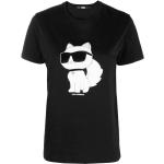 Karl Lagerfeld t-shirt Ikonik Choupette en coton biologique - Rose
