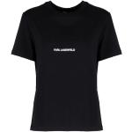 T-shirts col rond Karl Lagerfeld noirs bio éco-responsable à manches courtes à col rond Taille XS pour femme 
