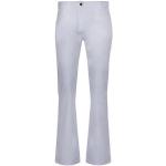 Pantalons Karlowsky Fashion blancs en coton stretch Taille XL coupe regular pour femme 
