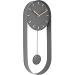 KARLSSON horloge en métal Pendulum Charm Gris - grey stainless steel 8714302657351
