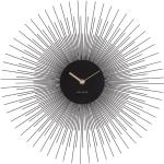 Horloges design Present Time noires en métal 