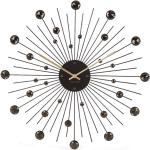 Horloges murales Karlsson noires en métal en promo 