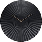 Horloges murales Karlsson noires en acier en promo 