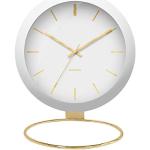 Horloges design Karlsson blanches en métal en promo 