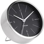 Horloges silencieuses Karlsson noires en acier modernes en promo 