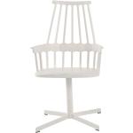 Chaises design Kartell blanches laquées 