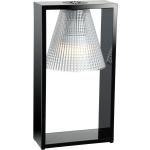 Kartell Lampe de table Light-Air noir/transparent PxHxP 17x32x14cm/thermoplastique