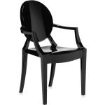 Chaises design Kartell Louis Ghost noires baroques & rococo 