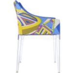 Chaises design Kartell bleues à New York avec accoudoirs en promo 