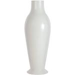 Vases Kartell blancs à motif fleurs 