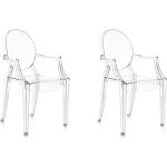 KARTELL set de 2 chaises LOUIS GHOST (Cristal - Polycarbonate 2.0 partir de matire premire renouvelable)