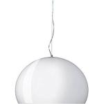 Suspensions design Kartell FLY blanches finition brillante 