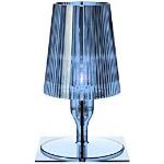Lampes de table Kartell Take ampoules E14 bleus clairs 