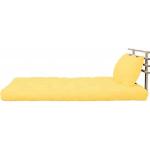 Karup Design Matelas futon et tête de lit bois massif naturel SHIN SANO 140x200 jaune